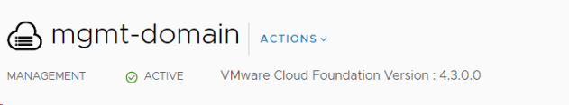 Upgrading to VMware Cloud Foundation 4.3 in my&nbsp;Lab