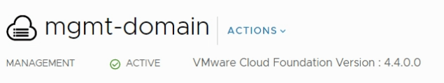 Upgrading to VMware Cloud Foundation 4.4 in my&nbsp;Lab